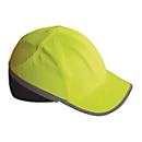 Casquette antichoc Portwest PW79, visière de 70 mm, trous d'aération, fermeture velcro ajustable, ABS et coton, jaune