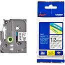 Cassette de ruban pour titreuses TZe-131 Brother, 12 mm de largeur, incolore/noir