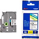 Cassette de ruban pour titreuses TZe-231 Brother, 12 mm de largeur, blanc/noir