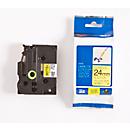 Cassette de ruban pour titreuses TZe-FX651 Brother, 24 mm, jaune/noir