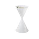 CCendrier sur pied - acier - Ø 400 x H 700 mm, - 15 L - blanc