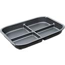 CEMO drip pan, polyethylene, with level swivel lip, volume 55 l, L 1010 x W 730 x H 125 mm