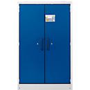 Cemo Sicherheitsschrank Typ 90 PROline 12/20, selbstschließende Türen, B 1200 x T 600 x H 1950 mm, 33 Liter, grau/enzianblau