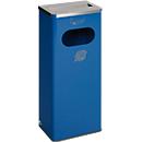 Cendrier/collecteur de déchets, bleu gentiane