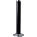 Cendrier « colonne », aluminium, Ø 300 x H 780 mm, noir