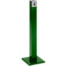 Cendrier colonne SG 105E, carré, vert mousse