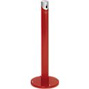 Cendrier colonne SG 105R, rond, rouge