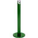Cendrier colonne SG 105R, rond, vert mousse