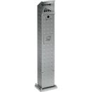 Cendrier poubelle colonne, aluminium anodisé