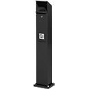 Cendrier poubelle pour l'extérieur, anthracite