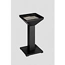 Cendrier sur pied carré, anthracite