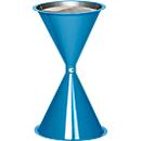Cendrier sur pied - en plastique recyclable - 6 L - bleu