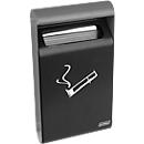 Cenicero de pared Probbax, rectangular, volumen total 3 l, con cubo interior volumen 1,5 l
