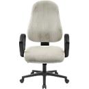 Chaise de bureau Topstar Support 50th Limited Edition, avec accoudoirs, mécanisme synchrone, assise spéciale pour les disques intervertébraux, revêtement en velours côtelé, beige crème