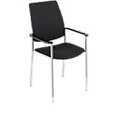 Chaise Zen, noir/noir