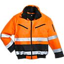 Chaqueta de piloto de alta visibilidad, naranja/azul, talla 3XL