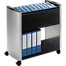 Chariot à dossiers suspendus design, une rangée, avec tablette support