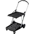 Chariot de transport pliant CLAX® - sans bac - noir/noir