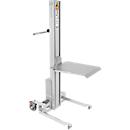Chariot élévateur électrique WP70 EM, capacité de charge 70 kg, inox, mât allongé