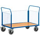 Chariot grillagé à 3 dossiers, L 1000 x l. 680 mm