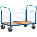 Chariot grillagé à 4 dossiers, L 1000 x l. 670 mm