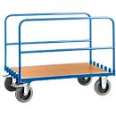 Chariot plate-forme avec 2 arceaux, L 1000 x l. 700 mm