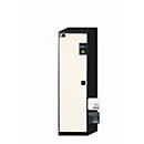 Chemikalienschrank asecos CS-CLASSIC, Flügeltür, Anschlag links, Front Reinweiß, B 545 x T 520 x H 1950 mm