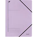 Chemise à fermeture à élastique, en carton pour format A4, violet