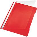 Chemise à lamelles 4191 LEITZ®, format A4, PVC, 25 p., rouge