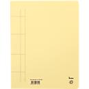Chemise à lamelles carton bene, format A4, jaune