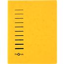 Chemise à lamelles PAGNA, format A4, carton, 25 p., jaune