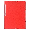 Chemise avec fermeture en coin Exacompta A4, rouge