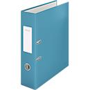 Chemise Leitz® 180° Cosy, A4, 180° mécanique de précision, plaque d'écriture et trou pour les doigts, largeur du dos 80 mm, bleu