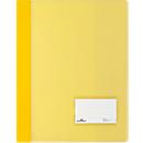 Chemise transparente Premium DURABLE, pour format A4, PVC dur, 25 p., jaune
