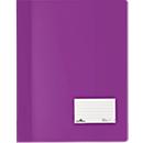 Chemise transparente Premium DURABLE, pour format A4, PVC dur, 25 p., violet