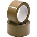 Cinta de embalaje Nopi® Classic 4042, grosor total 52 μ, L 66 m x A 50 mm, rollo-∅ 76 mm, película de polipropileno, marrón, 36 rollos.