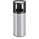 Cinzeiro com Recipiente de Lixo de Segurança.