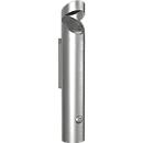 Cinzeiro mural Pio, 1,7 litros de volume, aço inoxidável