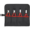 Circlip tangen set 4 st. in rolkoffer 19-60mm KNIPEX