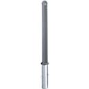Citytrend bollard, hemisphere, removable, device for half profile cylinder, incl. base bushing