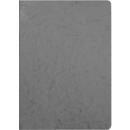 CLAIREFONTAINE Age Bag, Carnet de notes relié par fil, couverture rigide, DIN A4, 48 feuilles, 90 g/m², ligné avec marge, gris