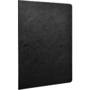 CLAIREFONTAINE Age Bag, Notizbuch mit Drahtheftung, Hardcover, DIN A4, 48 Blatt, 90 g/m², liniert mit Rand, schwarz