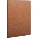 CLAIREFONTAINE Age Bag, Notizbuch mit Drahtheftung, Hardcover, DIN A5, 48 Blatt, 90 g/m², liniert, braun