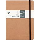Clairefontaine Carnet de notes My Essentials Age Bag, 96 pages, DIN A5, 90g/m², numéroté, cousu, quadrillé, marron