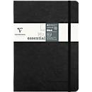 Clairefontaine Carnet de notes My Essentials Age Bag, 96 pages, DIN A5, 90g/m², numéroté, couture, quadrillage à pois, noir