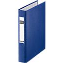Classeur à anneaux LEITZ®, format A5, mécanisme à 2 anneaux, largeur de tranche 40 mm, bleu