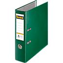 Classeur à broche en plastique bene, vert, l. tranche 80 mm