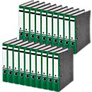 Classeur à levier 1050 LEITZ®, format A4, largeur du dos 52 mm, 20 pièces, vert