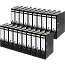 Classeur à levier 1080 LEITZ®, format A4, largeur du dos 80 mm, 20 pièces, noir