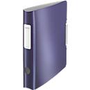 Classeur à levier Active Style LEITZ®, format A4, largeur du dos 65 mm, bleu titane